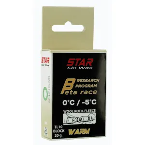 Star Ski Wax TL10 Block Beta Race warm 20g obraz