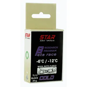 Star Ski Wax TL12 Block Beta Race cold 20g obraz