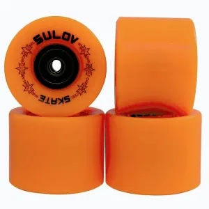 Sulov Kolečka Penny board Neon Orange 60 x 45mm 85a sada 4ks s ložisky obraz