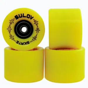 Sulov Kolečka Penny board Neon Yellow 60 x 45mm 85a sada 4ks s ložisky obraz