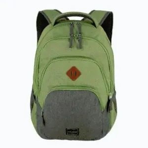Travelite Basics Backpack Melange Green/grey batoh obraz