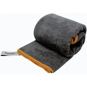 TravelSafe ručník Microfiber Terry Towel XL charcoal/orange obraz