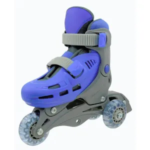 Truly TRISKATE BASIC, šedo-modré kolečkové brusle - XS - EU 27-30 (3 kolečka) obraz