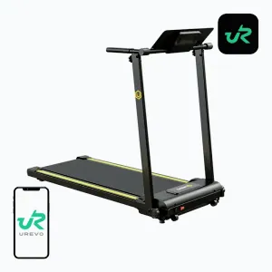 Urevo Skládací elektrický běžecký pás Foldi Mini (černo-oranžový) obraz