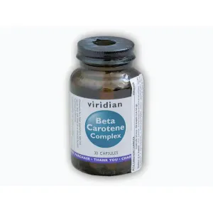 Viridian Beta Carotene Complex 30 kapslí obraz
