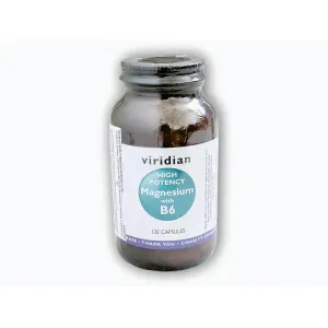 Viridian High Potency Magnesium with B6 120 kapslí obraz