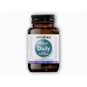 Viridian Synerbio Daily + Cranberry 30 kapslí obraz