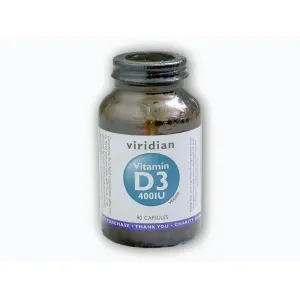 Viridian Vitamin D3 400IU 90 kapslí obraz