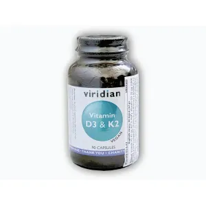 Viridian Vitamin D3 K2 90 kapslí obraz