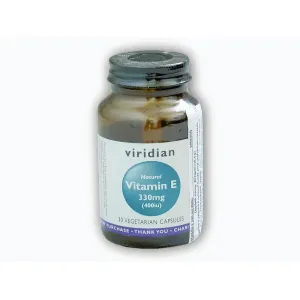 Viridian Vitamin E 330mg 400iu 30 kapslí obraz