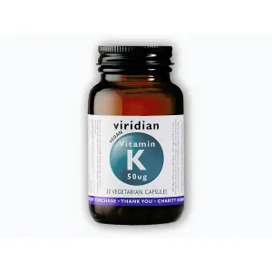 Viridian Vitamin K 50ug 30 kapslí obraz