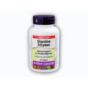 Webber Naturals Digestive Enzymes 90 tablet obraz
