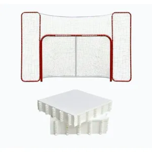 WINNWELL ProForm 72 (postranní síť) branka + Hockey Revolution Hockey Tiles desky (18 ks) - 72 palců obraz