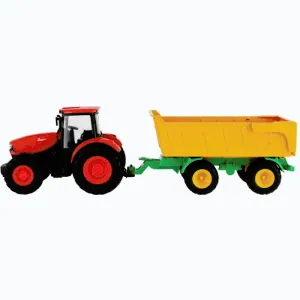 Zetor RC traktor s valníkem 2, 4GHz dobíjecí pack + baterie se zvukem obraz