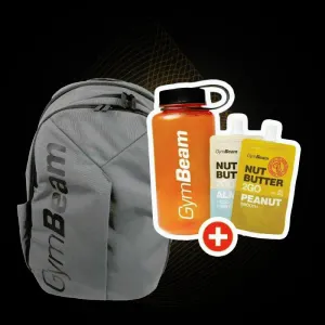 GymBeam Mono Backpack Grey obraz